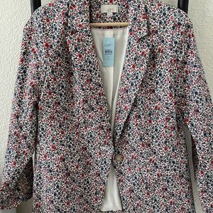 NWT Floral LOFT blazer Size 10 Petite
